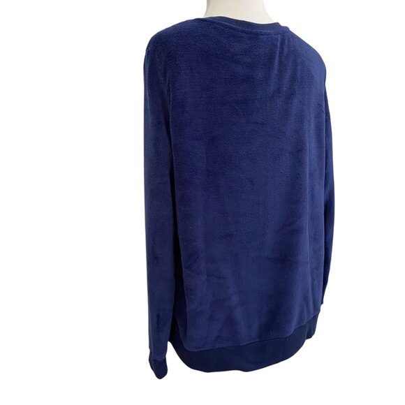 Disney Minnie Mouse Navy Blue Fleece plush Pullover Sweatshirt Daydreamer Graphi - Picture 6 of 14